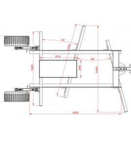 Grader-Planierer für ATV NW TR 100