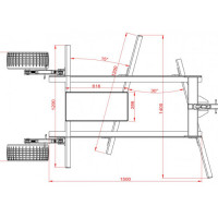 Grader-Planierer für ATV NW TR 100