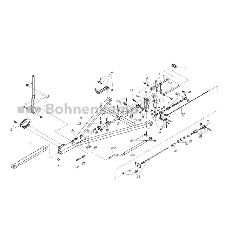 BOWDENZUGHUELLEN 950 MM S