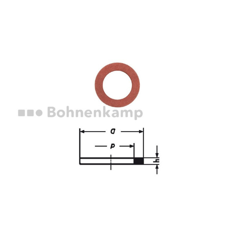 DRUCKRING DIN 74 297, FIBER