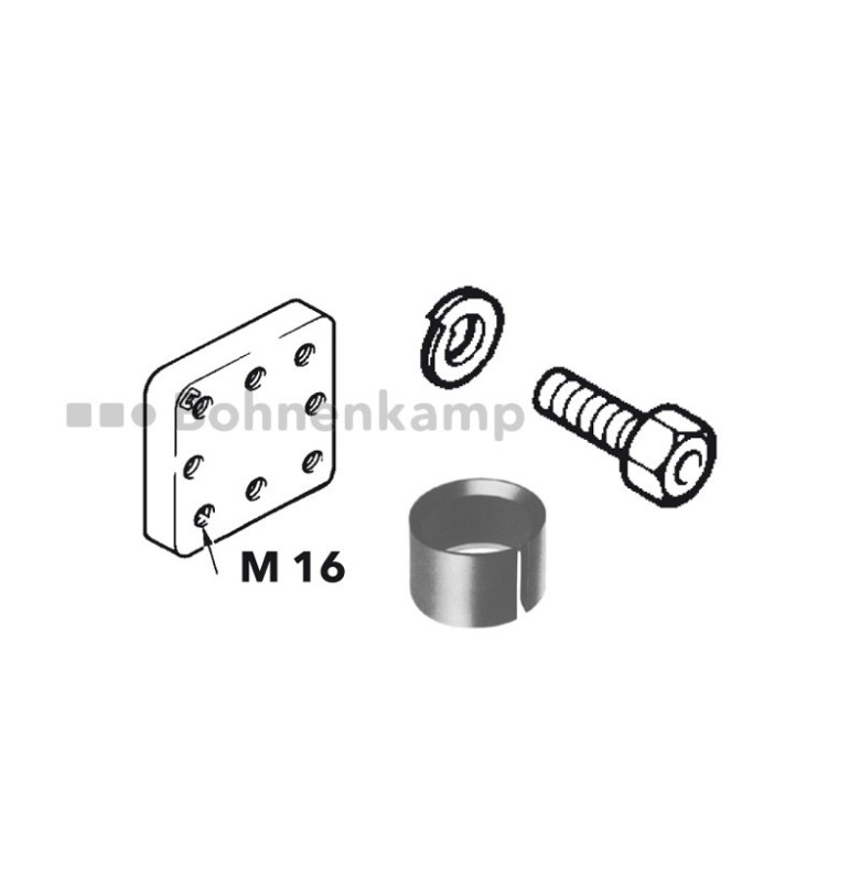 Buchse geschlitzt für 40 mm Zugöse