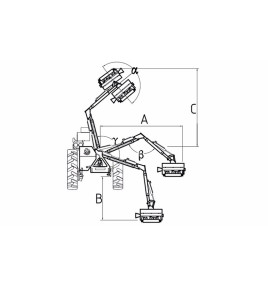 Mulcher am langen Arm HRM220-C100