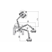 Mulcher am langen Arm HRM220-C100