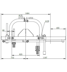 Doppelseitiger Rahmen DH 120